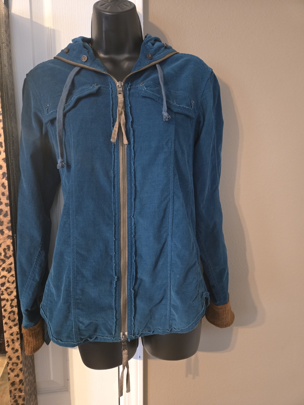 PPFM Archive Multi Zip Corduroy Jacket Y2K Japanese Streetwear Fairy Grunge S